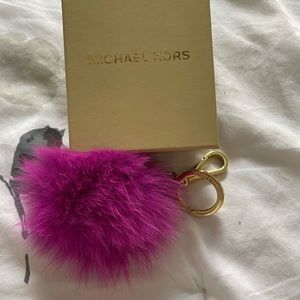Michael Kors fur pom pom